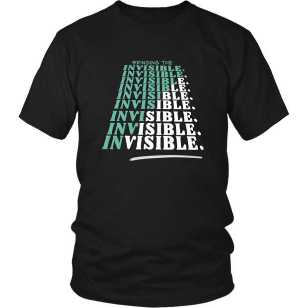 Brining The Invisible VISIBLE Unisex Adult Tee - RARE.