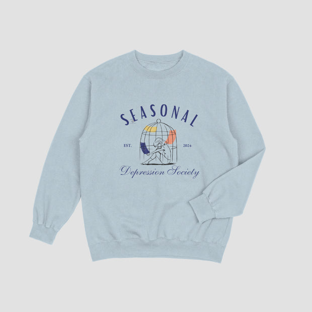 Seasonal Depression Society Crewneck Sweatshirt