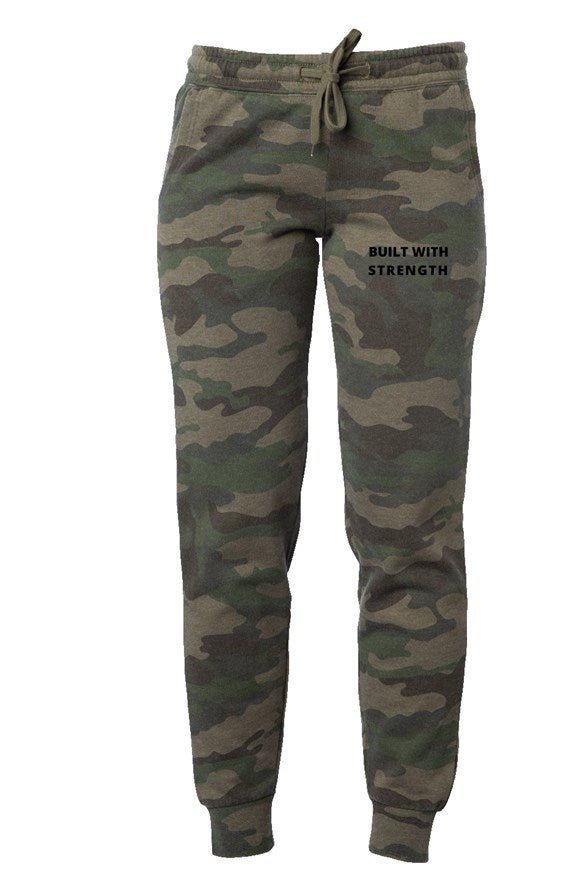 Built With Strength Womens Camo Wash Sweatpants - RARE.