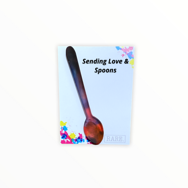 Sending Love & Spoons Because We Are Thinking Of You - RARE.