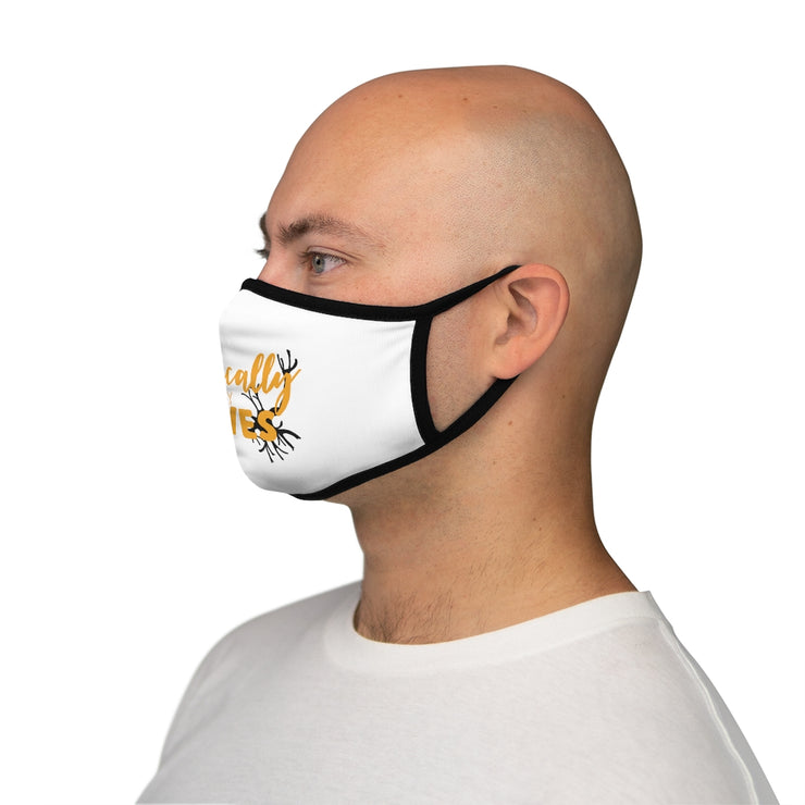 Fitted Polyester Face Mask - RARE.