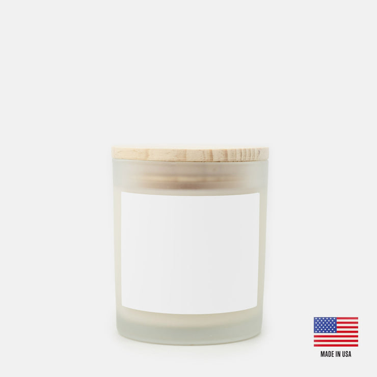 Definition RARE. Candle Frosted Glass (Hand Poured 11 oz) - RARE.