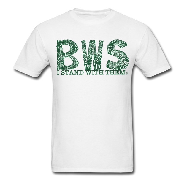 I Stand With Them Unisex Classic T-Shirt BWS Awareness - white