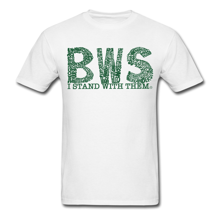 I Stand With Them Unisex Classic T-Shirt BWS Awareness - white
