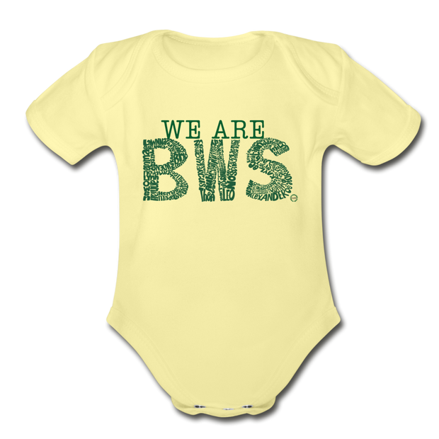 We Are BWS Awareness Onesies - washed yellow
