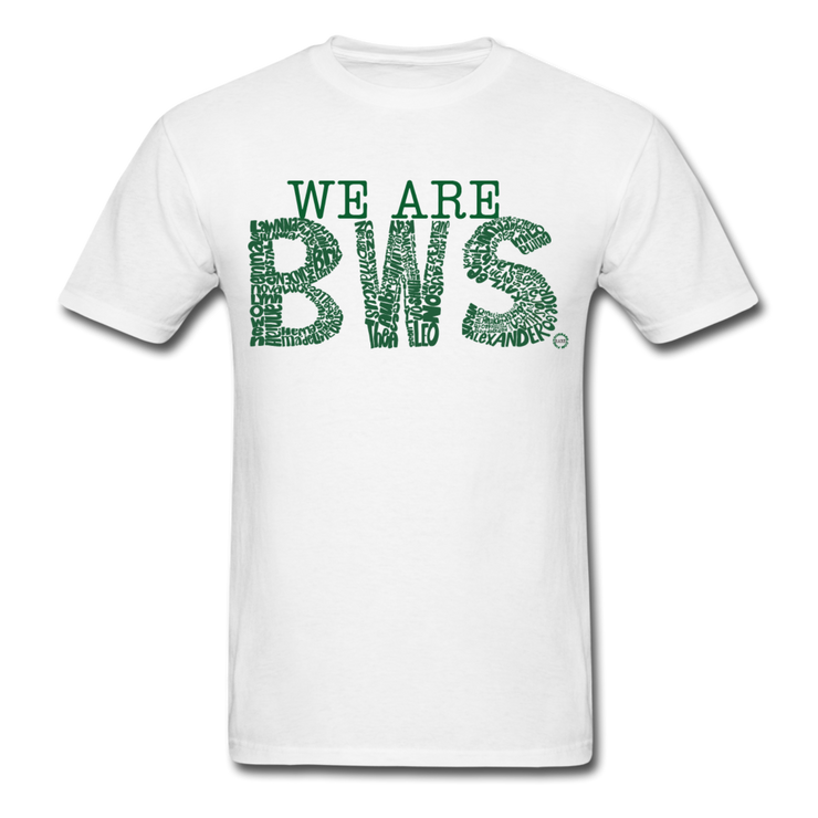 We Are BWS Adult Unisex Limited Edition Awareness Tee - white