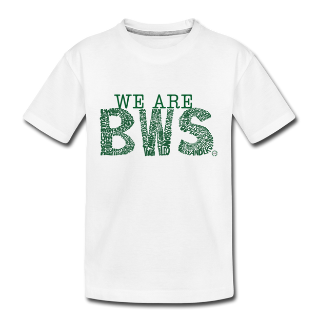 WE ARE Limited Edition BWS Awareness Day Toddler T-Shirt - white